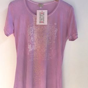 The People of the Labyrinths hand painted lilac Tshirt. Tags attached